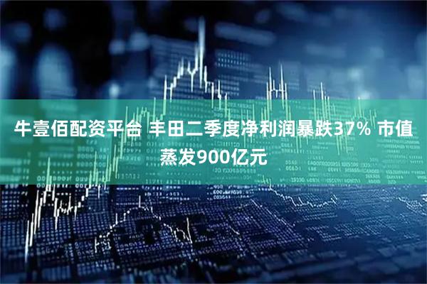 牛壹佰配资平台 丰田二季度净利润暴跌37% 市值蒸发900亿元