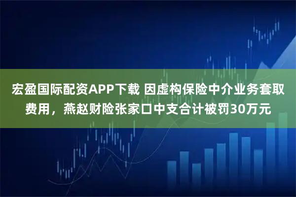 宏盈国际配资APP下载 因虚构保险中介业务套取费用，燕赵财险张家口中支合计被罚30万元